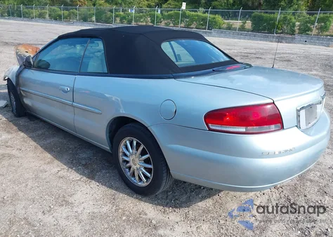2001 Chrysler Sebring Limited из США, поврежденный, VIN 1C3EL65U81N640798